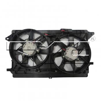 2015 Chevrolet Volt Dual Radiator and Condenser Fan Assembly TYC 623170 image 2 of 4