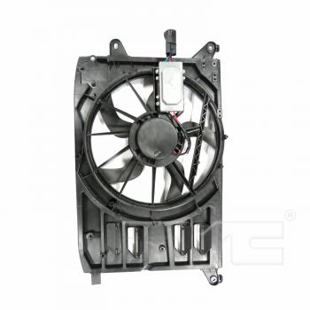 2017 Ford C-Max Dual Radiator and Condenser Fan Assembly TYC 623180 image 2 of 3