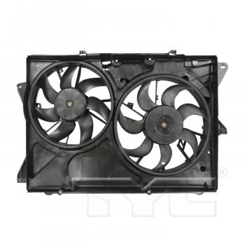 2015 Ford Flex Dual Radiator and Condenser Fan Assembly TYC 623190 image 1 of 3