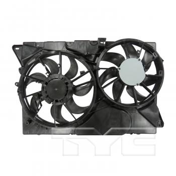 2015 Ford Flex Dual Radiator and Condenser Fan Assembly TYC 623190 image 2 of 3
