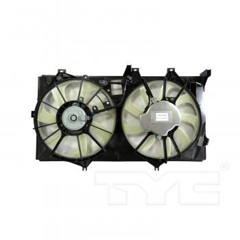 2015 Toyota Avalon Dual Radiator and Condenser Fan Assembly TYC 623200 image 2 of 4