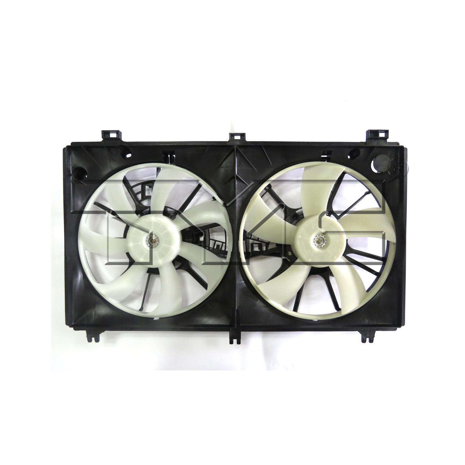 TYC 623230 Dual Radiator and Condenser Fan Assembly product image 1 of 4