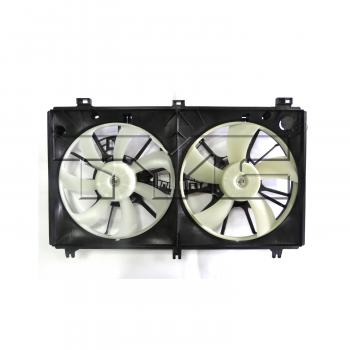 2015 Lexus IS350 Dual Radiator and Condenser Fan Assembly TYC 623230 image 1 of 4