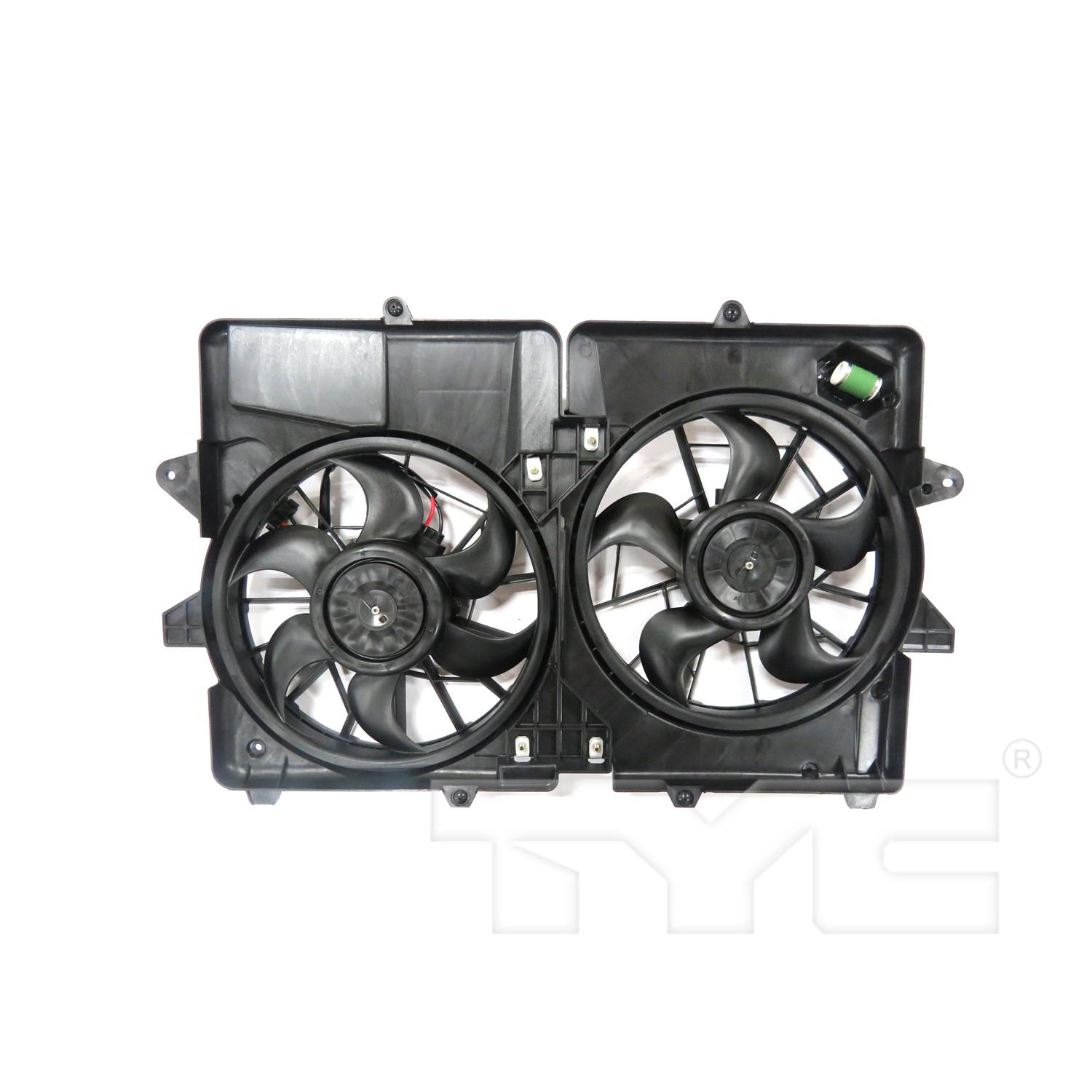 TYC 623240 - Dual Radiator and Condenser Fan Assembly TYC 623240 Dual Radiator and Condenser Fan Assembly product image 1 of 4