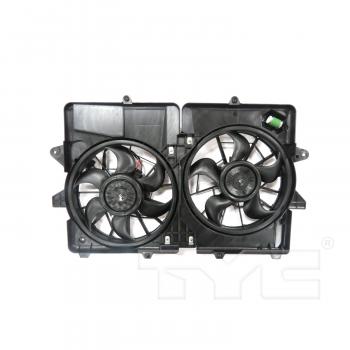 2011 Mercury Mariner Dual Radiator and Condenser Fan Assembly TYC 623240 image 1 of 4
