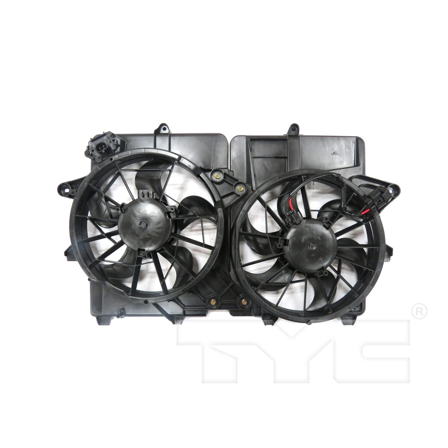 TYC 623240 - Dual Radiator and Condenser Fan Assembly TYC 623240 Dual Radiator and Condenser Fan Assembly product image 2 of 4