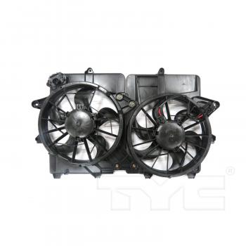 2011 Mercury Mariner Dual Radiator and Condenser Fan Assembly TYC 623240 image 2 of 4