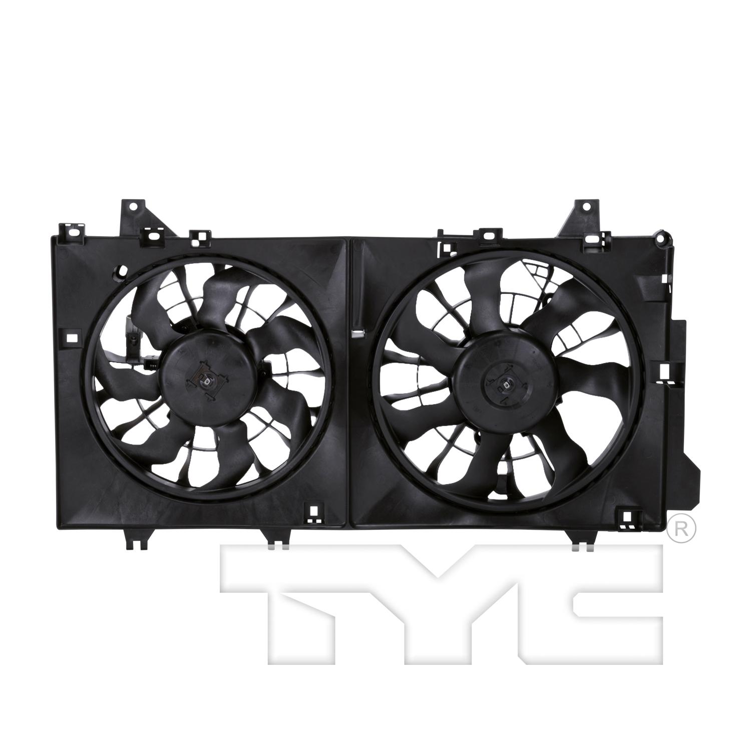 TYC 623250 - Dual Radiator and Condenser Fan Assembly TYC 623250 Dual Radiator and Condenser Fan Assembly product image 3 of 4