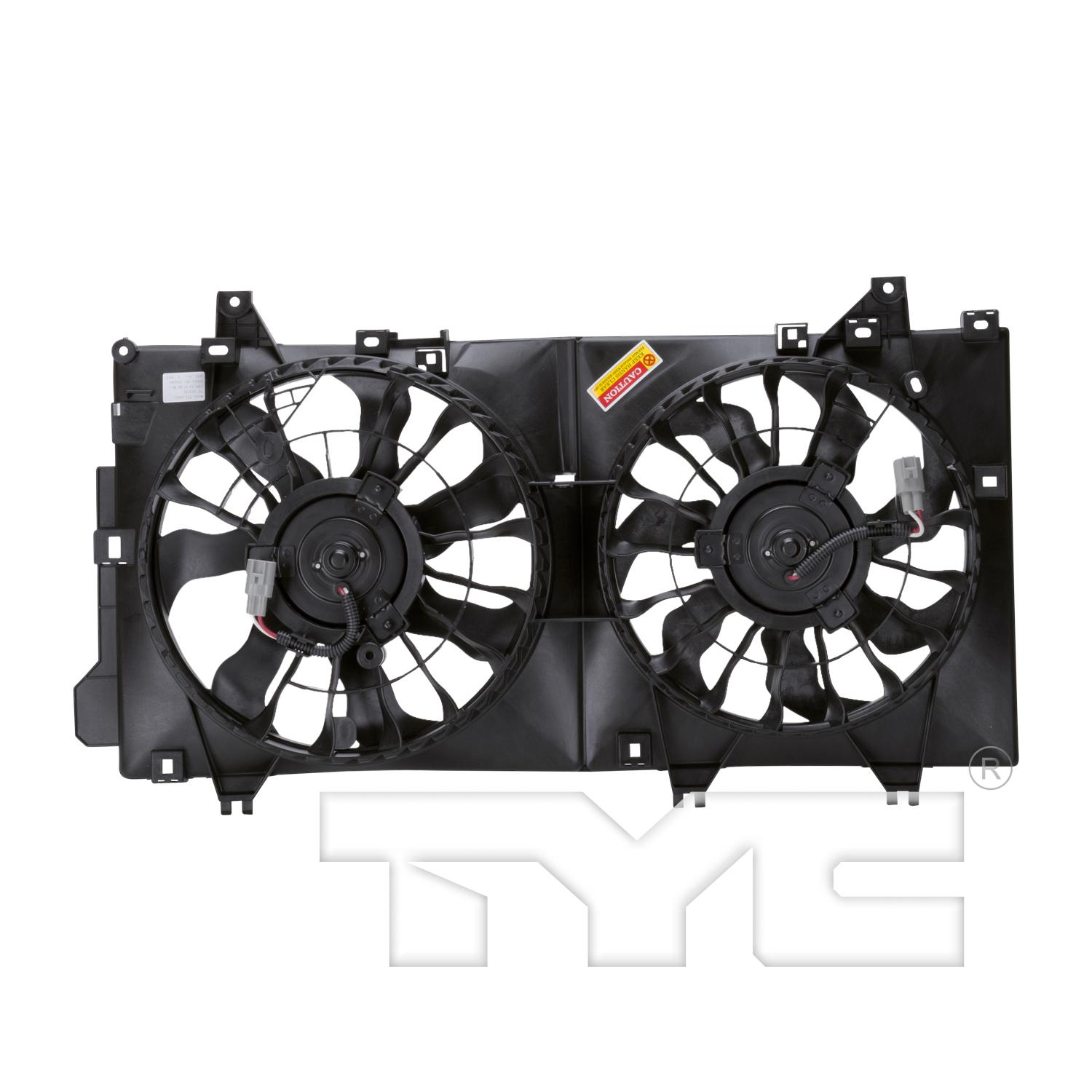 TYC 623250 - Dual Radiator and Condenser Fan Assembly TYC 623250 Dual Radiator and Condenser Fan Assembly product image 4 of 4