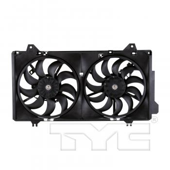 2014 Mazda 6 Dual Radiator and Condenser Fan Assembly TYC 623260 image 1 of 4