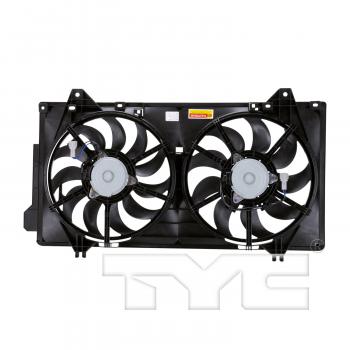 2014 Mazda 6 Dual Radiator and Condenser Fan Assembly TYC 623260 image 2 of 4