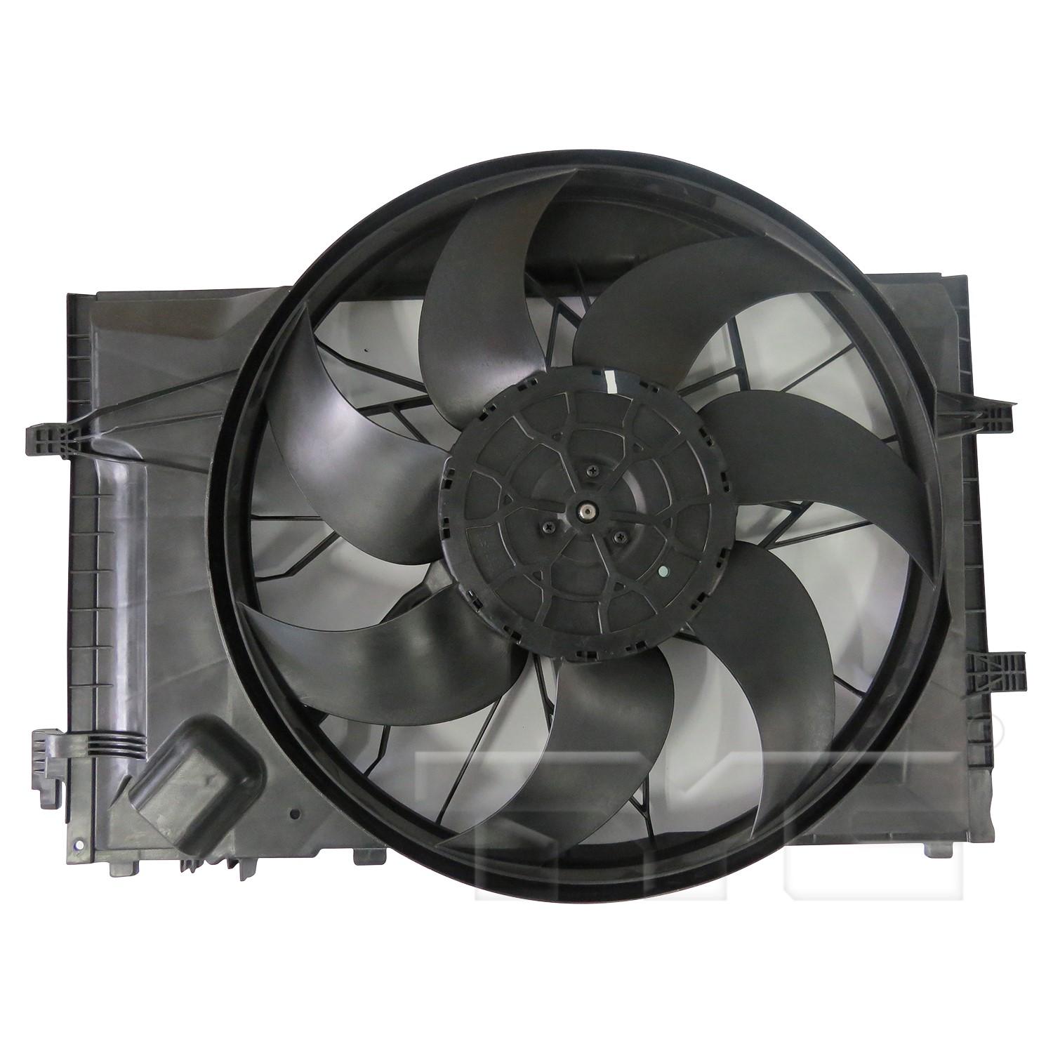 TYC 623280 Dual Radiator and Condenser Fan Assembly product image 1 of 3