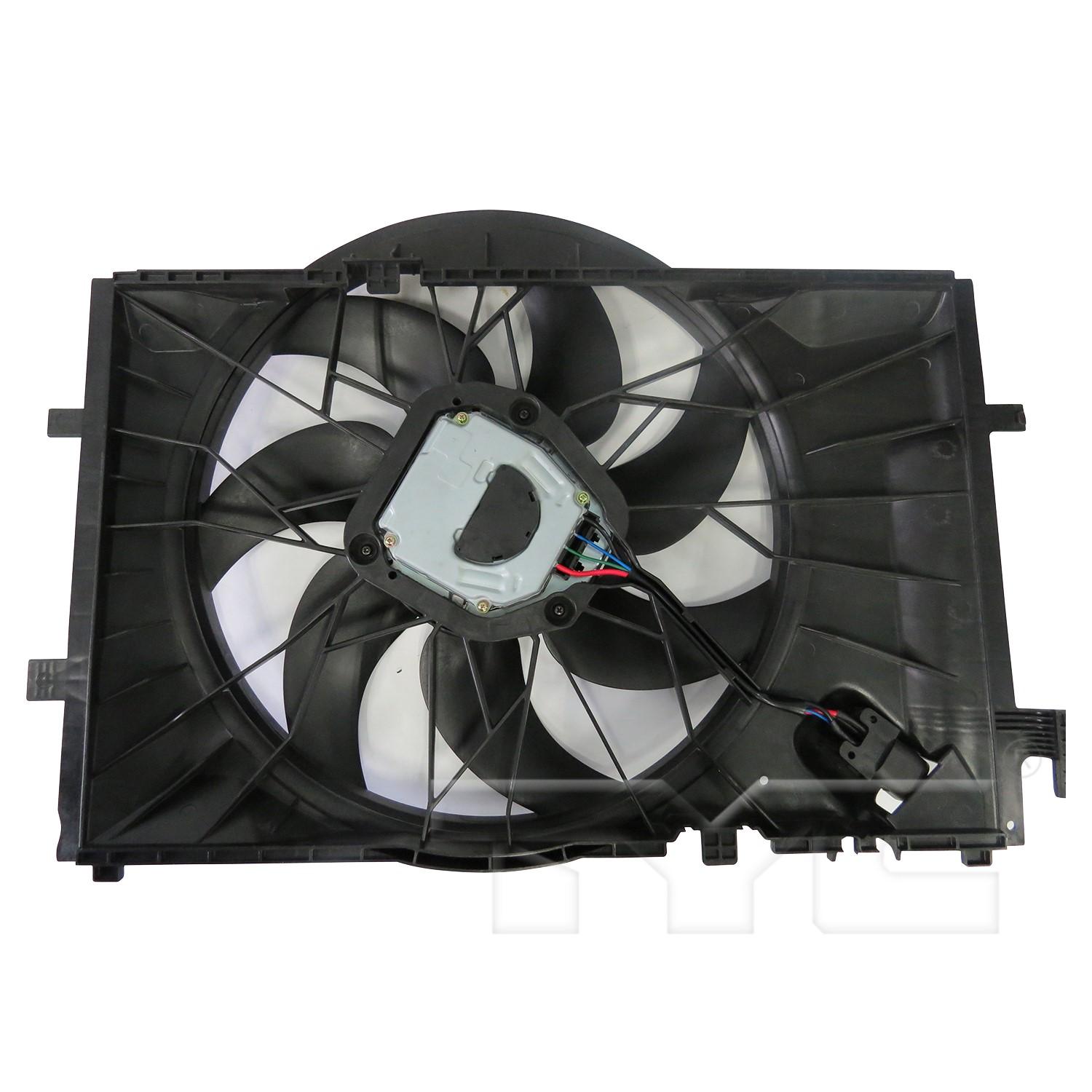 TYC 623280 Dual Radiator and Condenser Fan Assembly product image 2 of 3