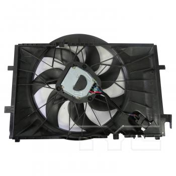 2007 Mercedes-Benz C350 Dual Radiator and Condenser Fan Assembly TYC 623280 image 2 of 3