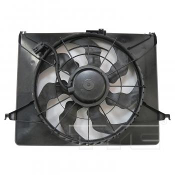 2009 Hyundai Sonata Dual Radiator and Condenser Fan Assembly TYC 623330 image 2 of 3