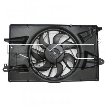 2015 Chrysler 200 Dual Radiator and Condenser Fan Assembly TYC 623340 image 1 of 3
