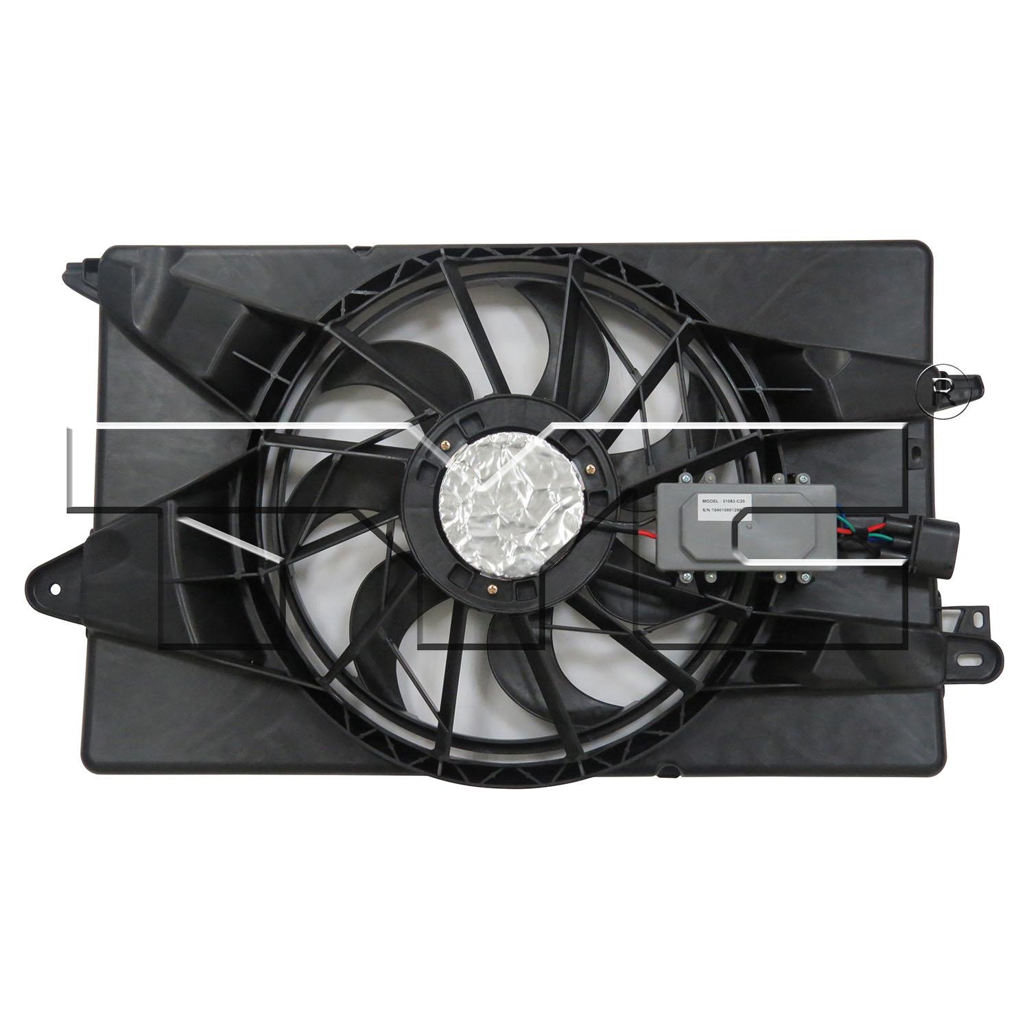 TYC 623340 - Dual Radiator and Condenser Fan Assembly TYC 623340 Dual Radiator and Condenser Fan Assembly product image 2 of 3