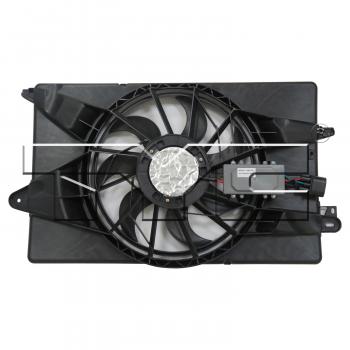2015 Chrysler 200 Dual Radiator and Condenser Fan Assembly TYC 623340 image 2 of 3