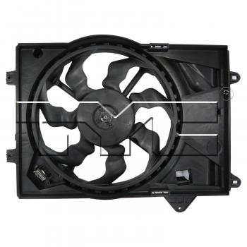 2018 Chevrolet Sonic Dual Radiator and Condenser Fan Assembly TYC 623410 image 1 of 3