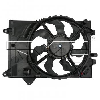 2018 Chevrolet Sonic Dual Radiator and Condenser Fan Assembly TYC 623410 image 2 of 3
