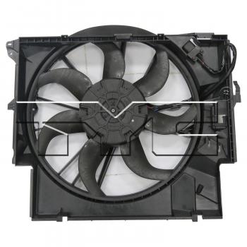 2013 BMW 135is Dual Radiator and Condenser Fan Assembly