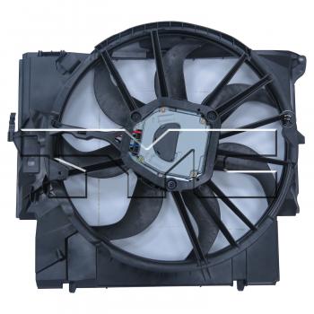 2015 BMW X1 Dual Radiator and Condenser Fan Assembly TYC 623430 image 2 of 3