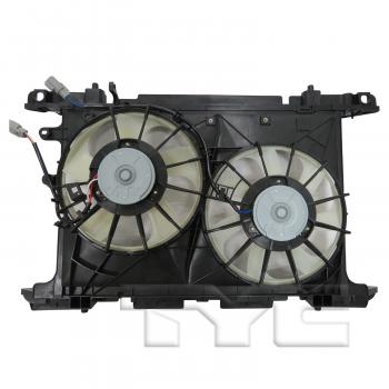 2012 Scion TC Dual Radiator and Condenser Fan Assembly TYC 623440 image 2 of 3