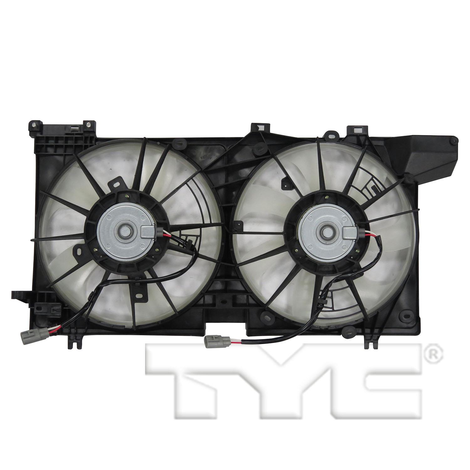 TYC 623470 - Dual Radiator and Condenser Fan Assembly TYC 623470 Dual Radiator and Condenser Fan Assembly product image 2 of 3
