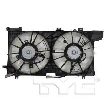 2018 Subaru Legacy Dual Radiator and Condenser Fan Assembly TYC 623470 image 2 of 3