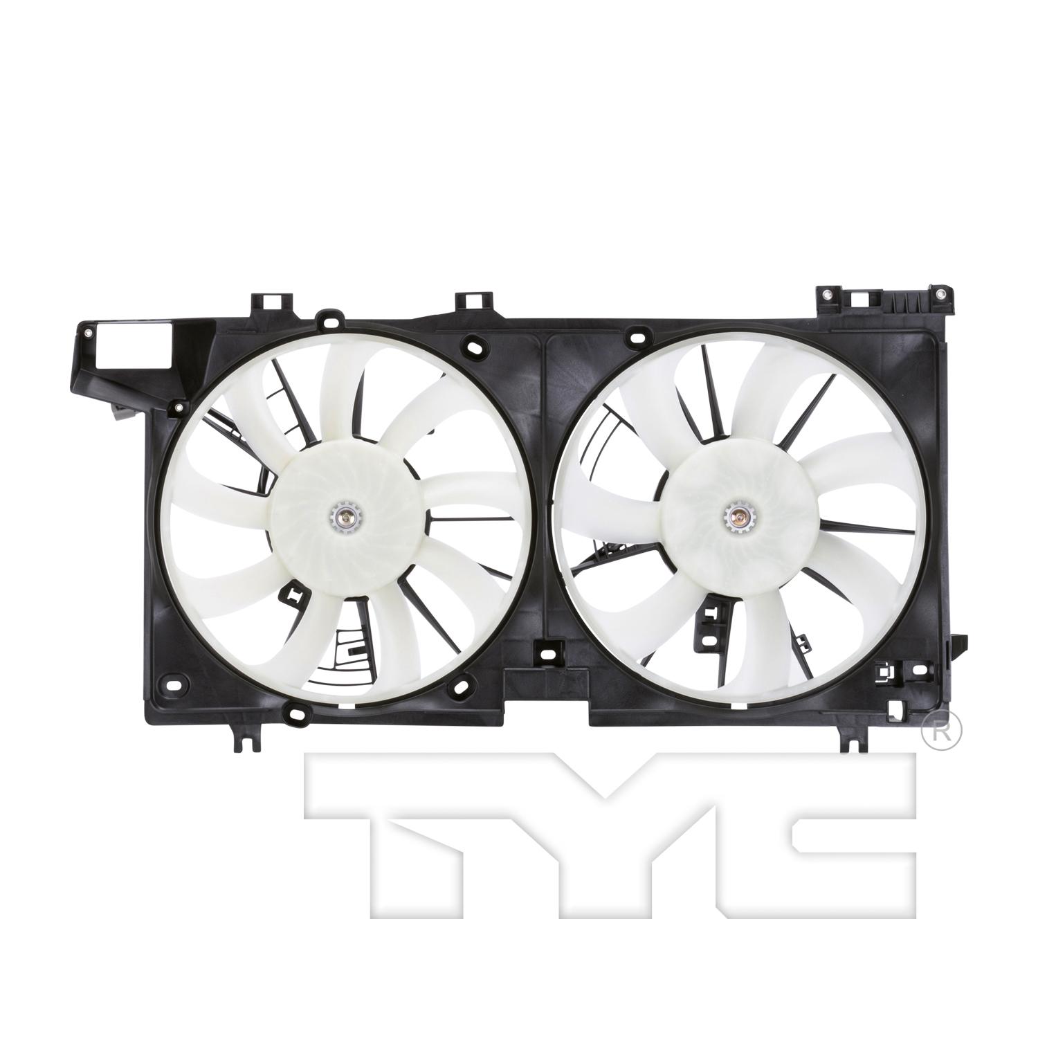 TYC 623480 - Dual Radiator and Condenser Fan Assembly TYC 623480 Dual Radiator and Condenser Fan Assembly product image 1 of 3
