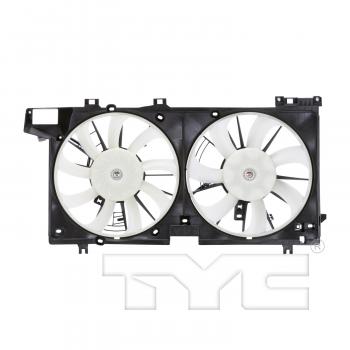 2018 Subaru Legacy Dual Radiator and Condenser Fan Assembly TYC 623480 image 1 of 3