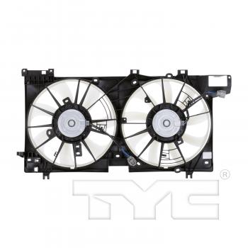 2018 Subaru Legacy Dual Radiator and Condenser Fan Assembly TYC 623480 image 2 of 3