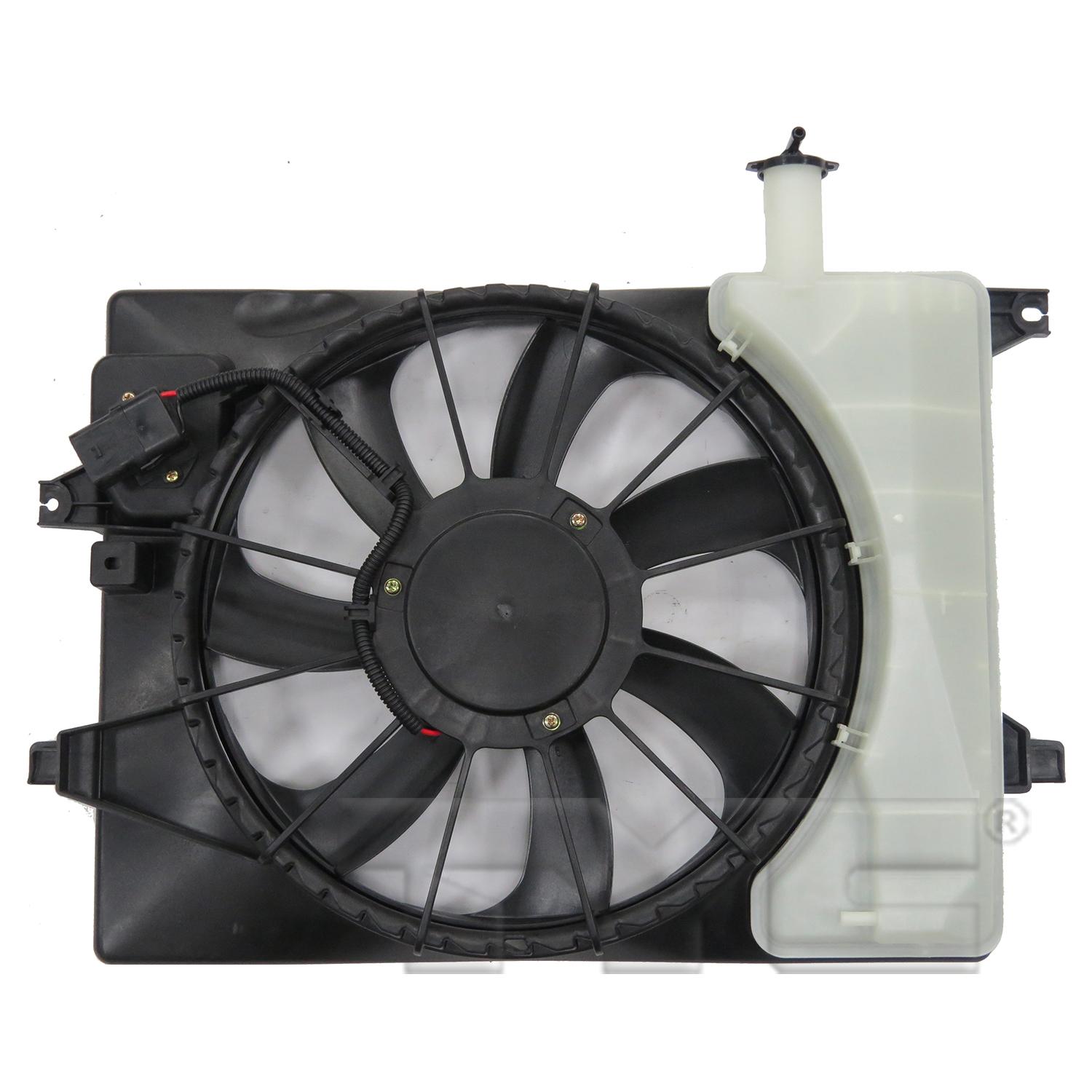 TYC 623510 - Dual Radiator and Condenser Fan Assembly TYC 623510 Dual Radiator and Condenser Fan Assembly product image 2 of 6