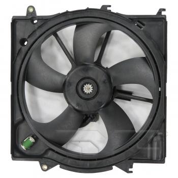 2015 Hyundai Sonata Dual Radiator and Condenser Fan Assembly TYC 623520 image 1 of 4