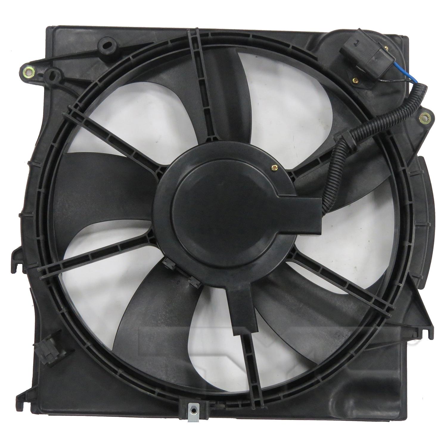 TYC 623520 - Dual Radiator and Condenser Fan Assembly TYC 623520 Dual Radiator and Condenser Fan Assembly product image 2 of 6