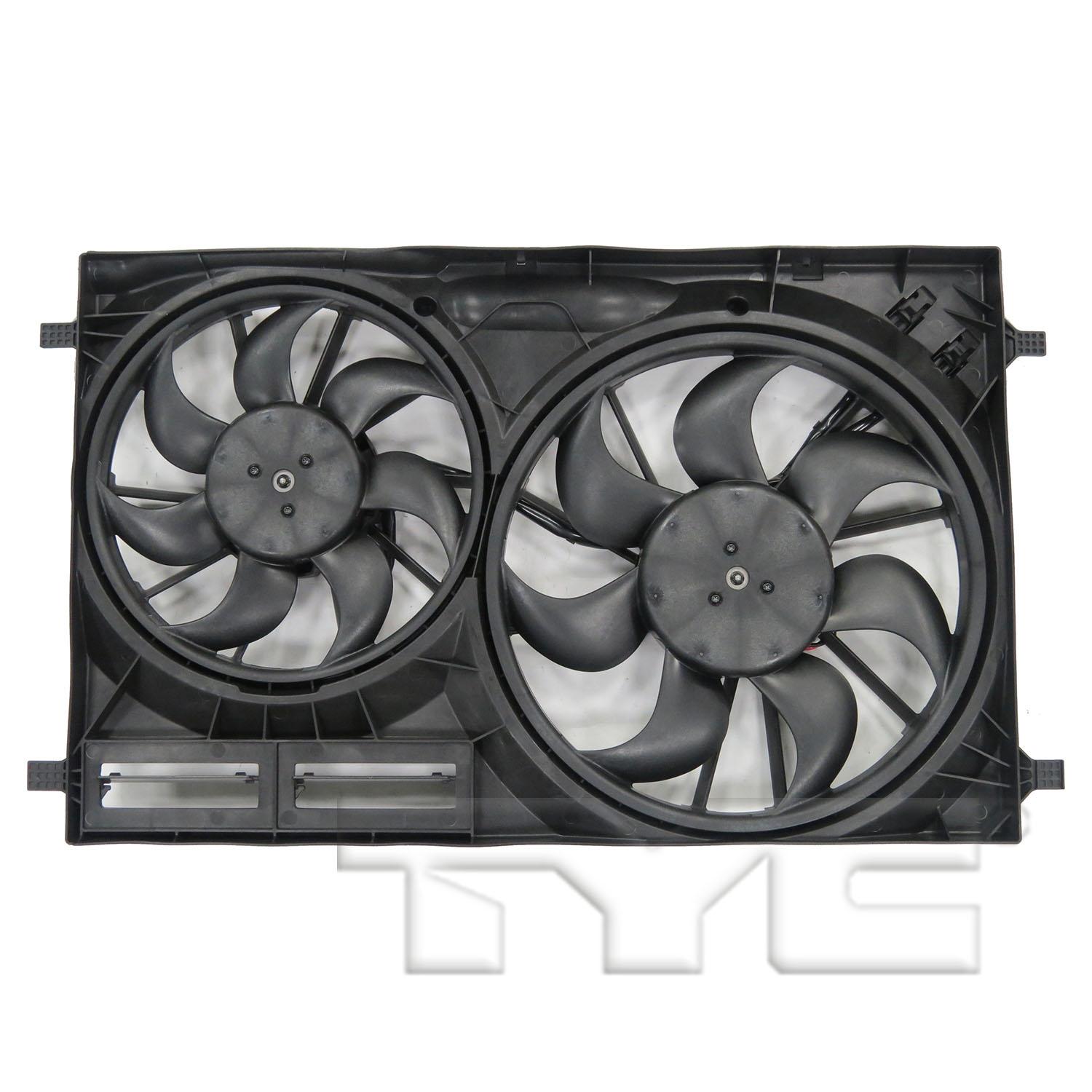 TYC 623540 - Dual Radiator and Condenser Fan Assembly TYC 623540 Dual Radiator and Condenser Fan Assembly product image 1 of 3