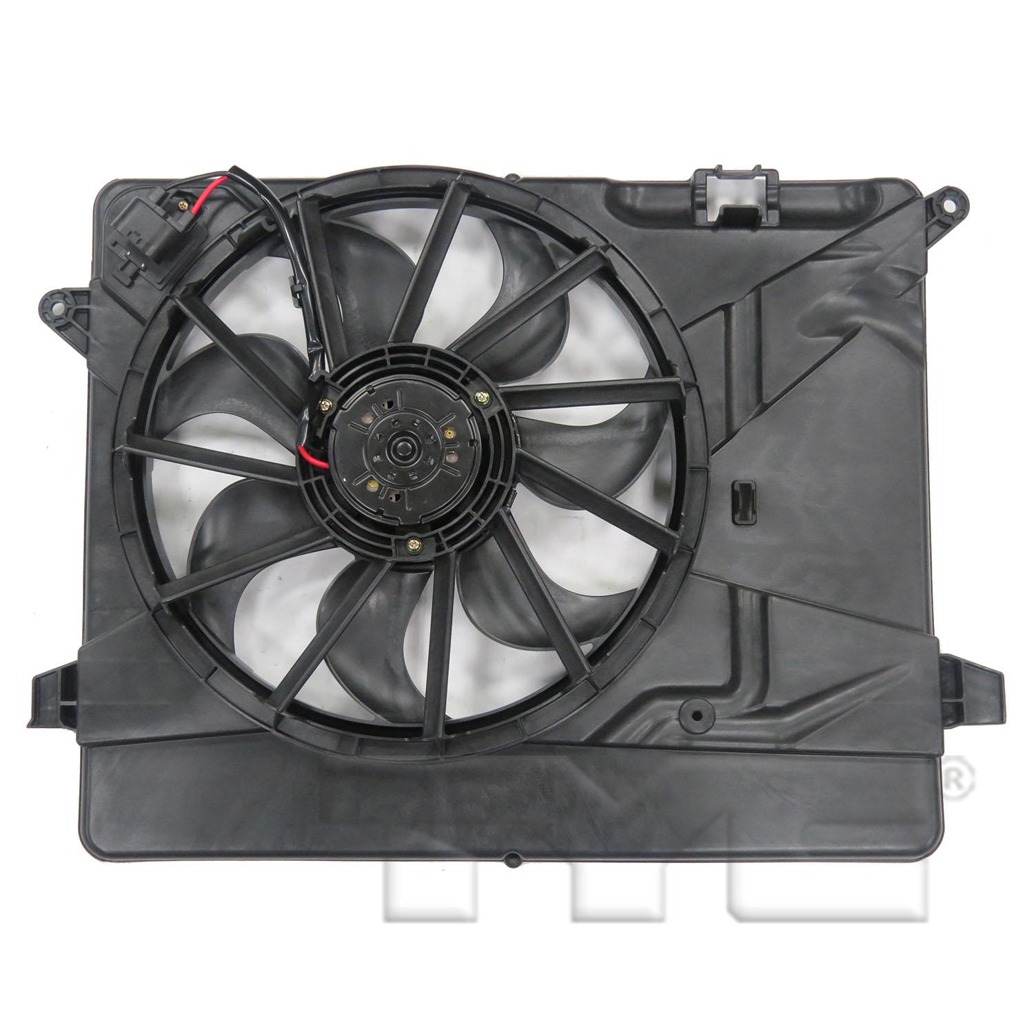TYC 623550 - Dual Radiator and Condenser Fan Assembly TYC 623550 Dual Radiator and Condenser Fan Assembly product image 2 of 3