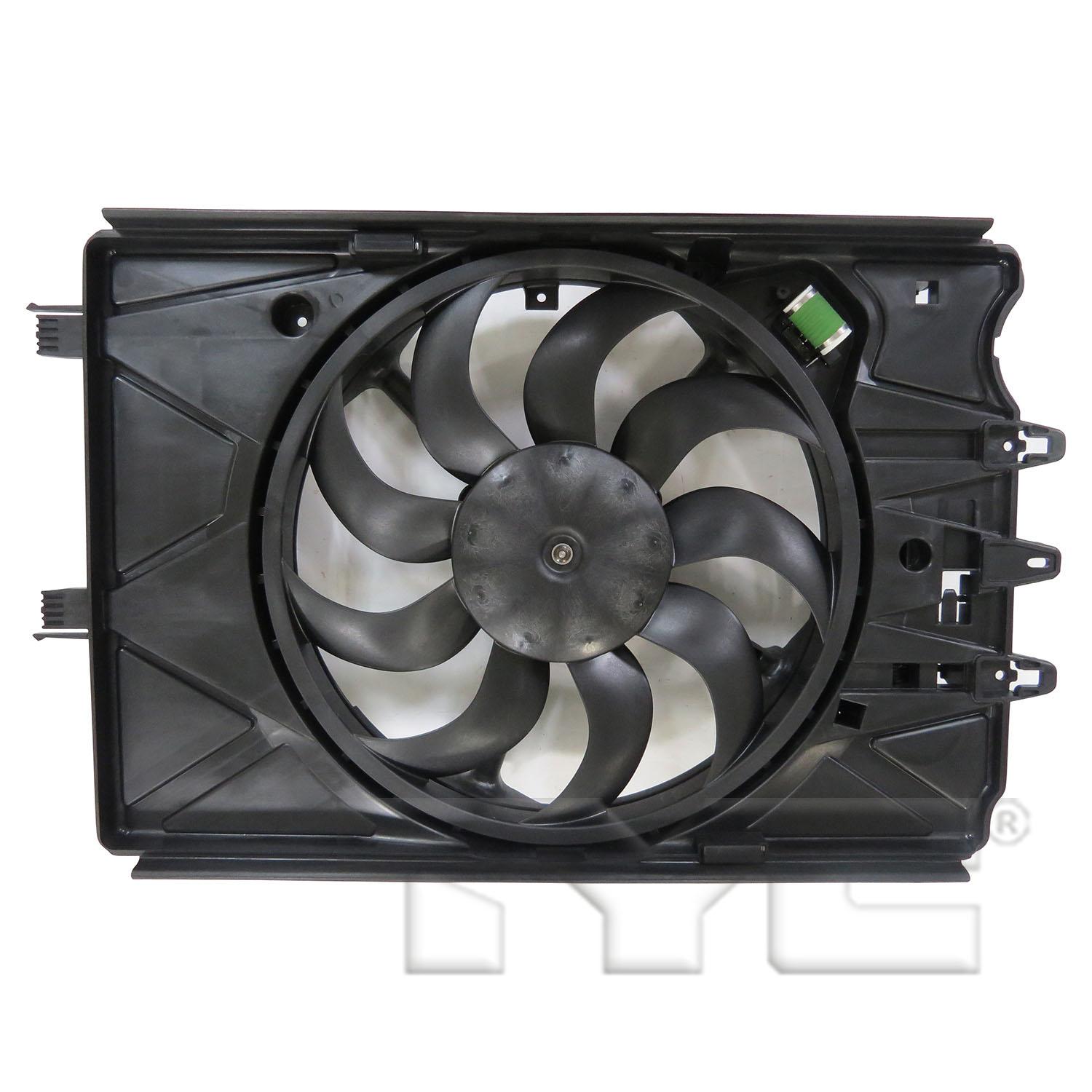 TYC 623560 - Dual Radiator and Condenser Fan Assembly TYC 623560 Dual Radiator and Condenser Fan Assembly product image 1 of 3