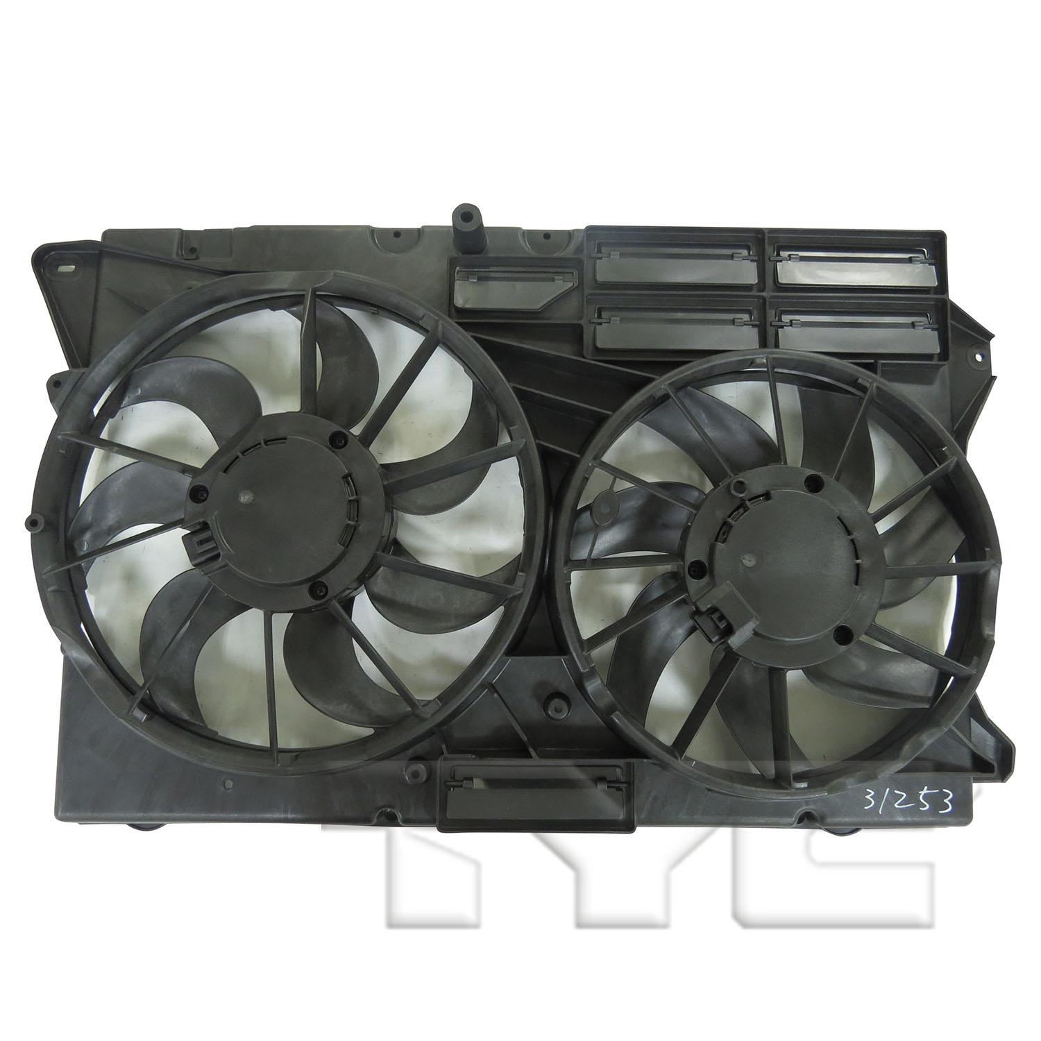 TYC 623570 - Dual Radiator and Condenser Fan Assembly TYC 623570 Dual Radiator and Condenser Fan Assembly product image 2 of 3