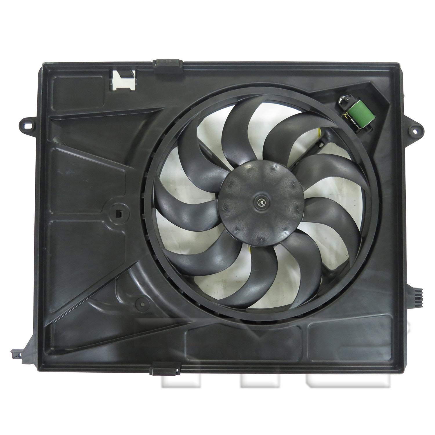 TYC 623590 - Dual Radiator and Condenser Fan Assembly TYC 623590 Dual Radiator and Condenser Fan Assembly product image 1 of 3