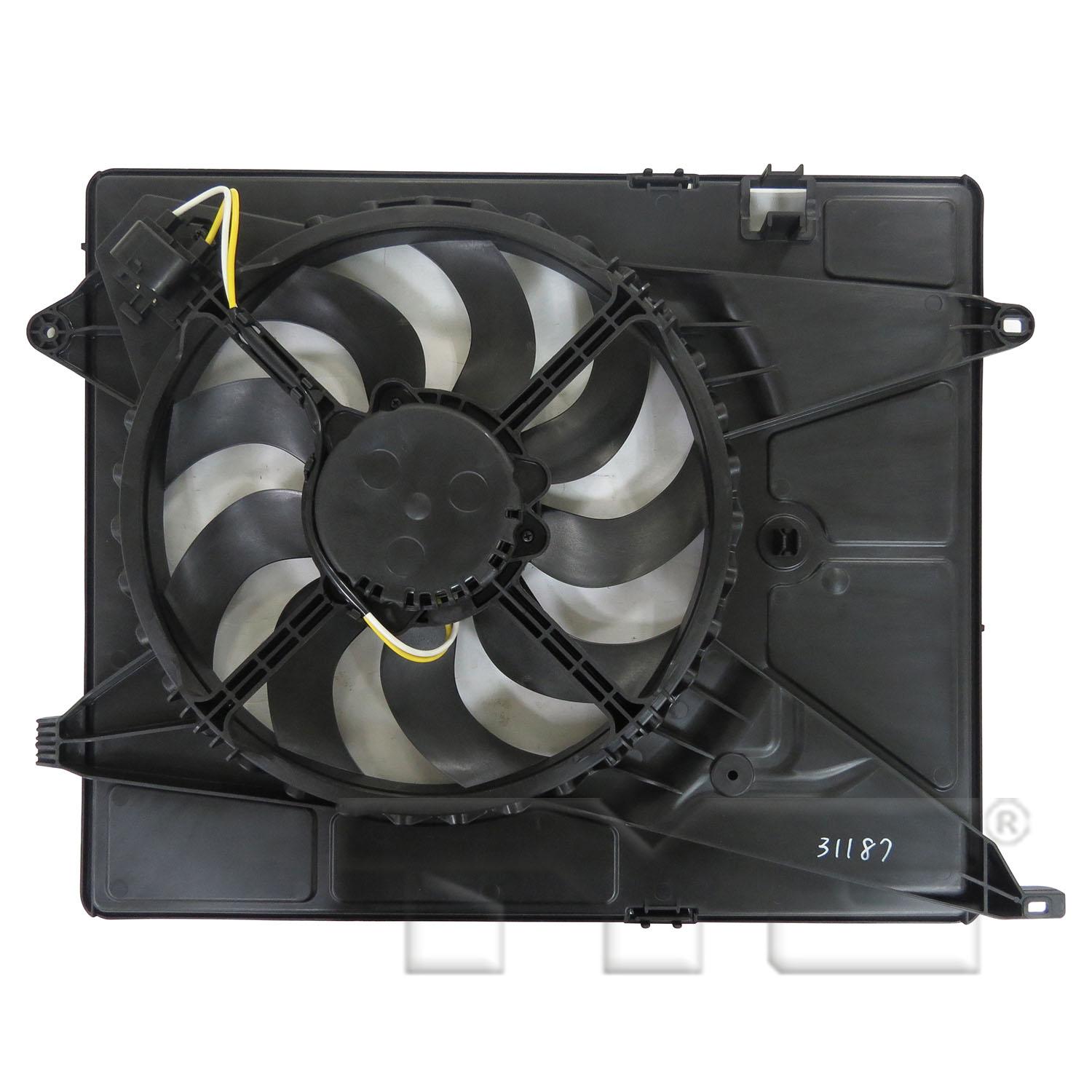 TYC 623590 - Dual Radiator and Condenser Fan Assembly TYC 623590 Dual Radiator and Condenser Fan Assembly product image 2 of 3