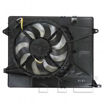 2015 Chevrolet Trax Dual Radiator and Condenser Fan Assembly TYC 623590 image 2 of 3
