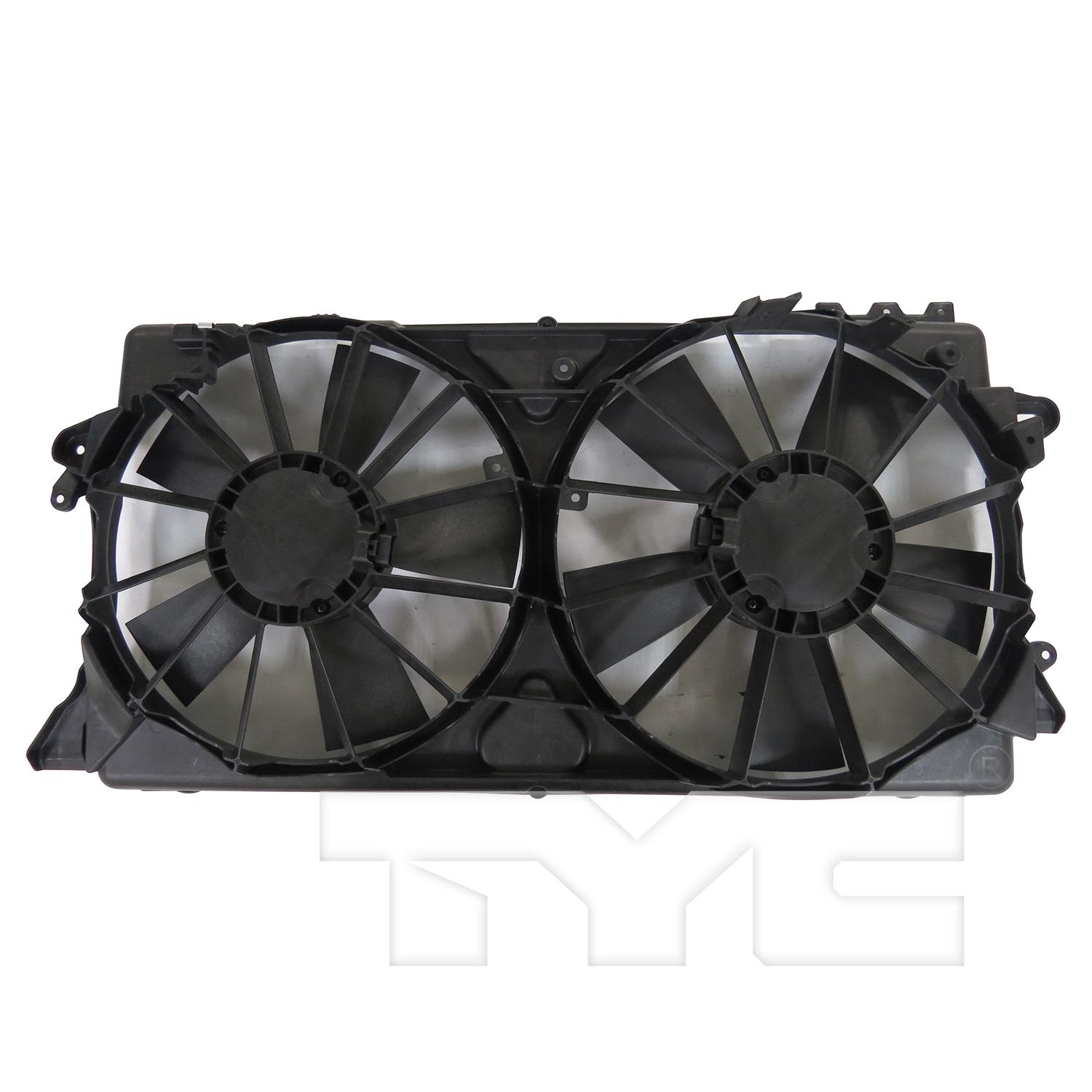 TYC 623620 - Dual Radiator and Condenser Fan Assembly TYC 623620 Dual Radiator and Condenser Fan Assembly product image 2 of 6