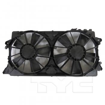 2013 Lincoln Navigator Dual Radiator and Condenser Fan Assembly TYC 623620 image 2 of 4