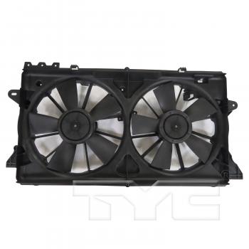 2013 Lincoln Navigator Dual Radiator and Condenser Fan Assembly TYC 623620 image 4 of 4