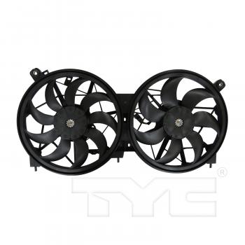 2018 Nissan Murano Dual Radiator and Condenser Fan Assembly TYC 623630 image 1 of 3