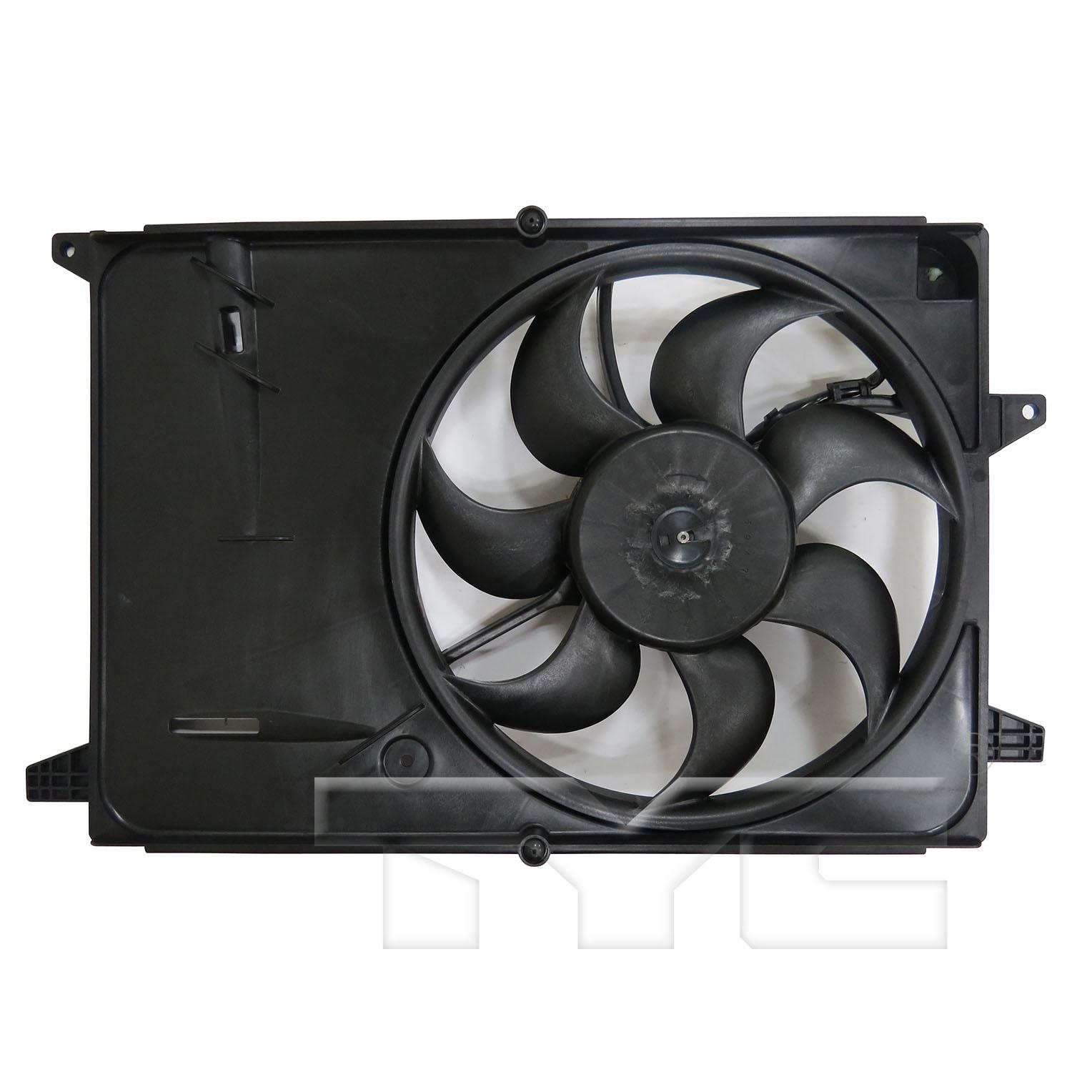 TYC 623650 Dual Radiator and Condenser Fan Assembly product image 1 of 3