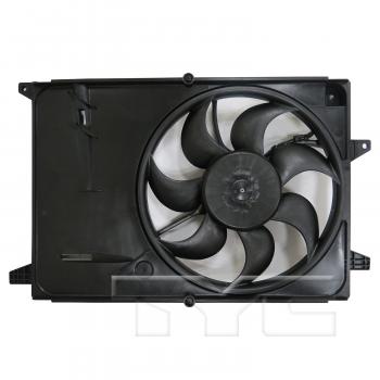 2016 Chevrolet Spark Dual Radiator and Condenser Fan Assembly TYC 623650 image 1 of 3