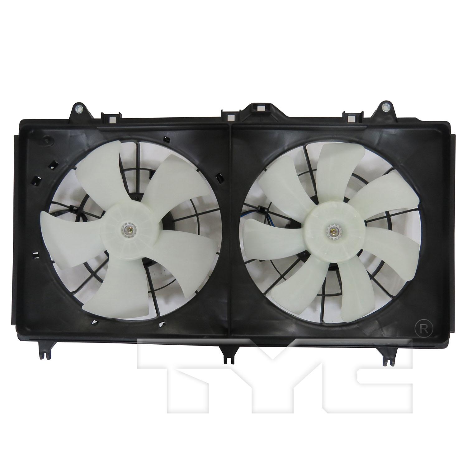 TYC 623660 Dual Radiator and Condenser Fan Assembly product image 1 of 3