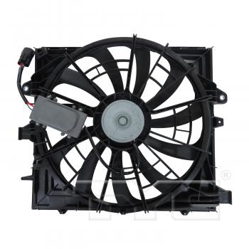 2015 Cadillac ATS Dual Radiator and Condenser Fan Assembly TYC 623680 image 2 of 3